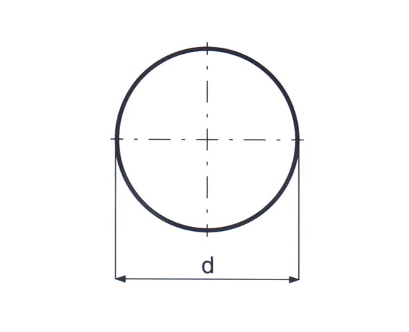 Tyč kruhová kovaná, DIN 7527-6, priemer 400