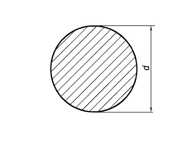 Tyč oceľová kruhová valcovaná za tepla, EN 10060, priemer 8